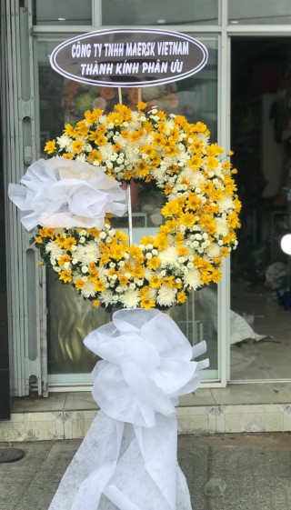 Bau Bang condolence flower shelf 06