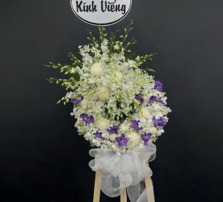 Dau Tieng condolence flower shelf 07